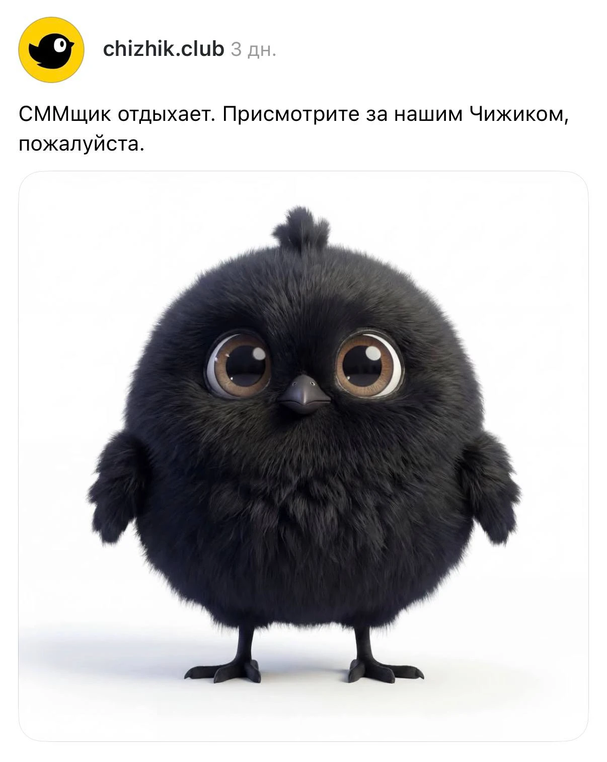 Изображение из сообщения канала