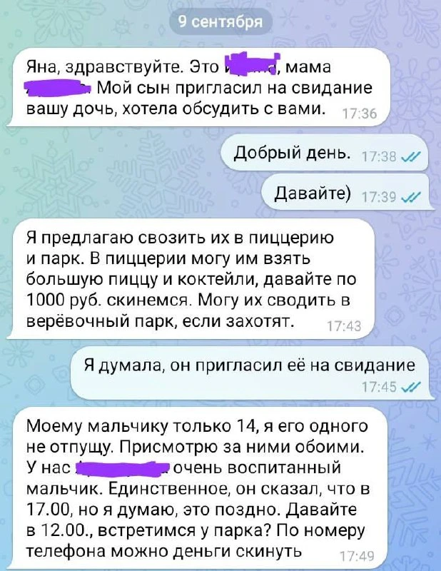 Изображение из сообщения канала