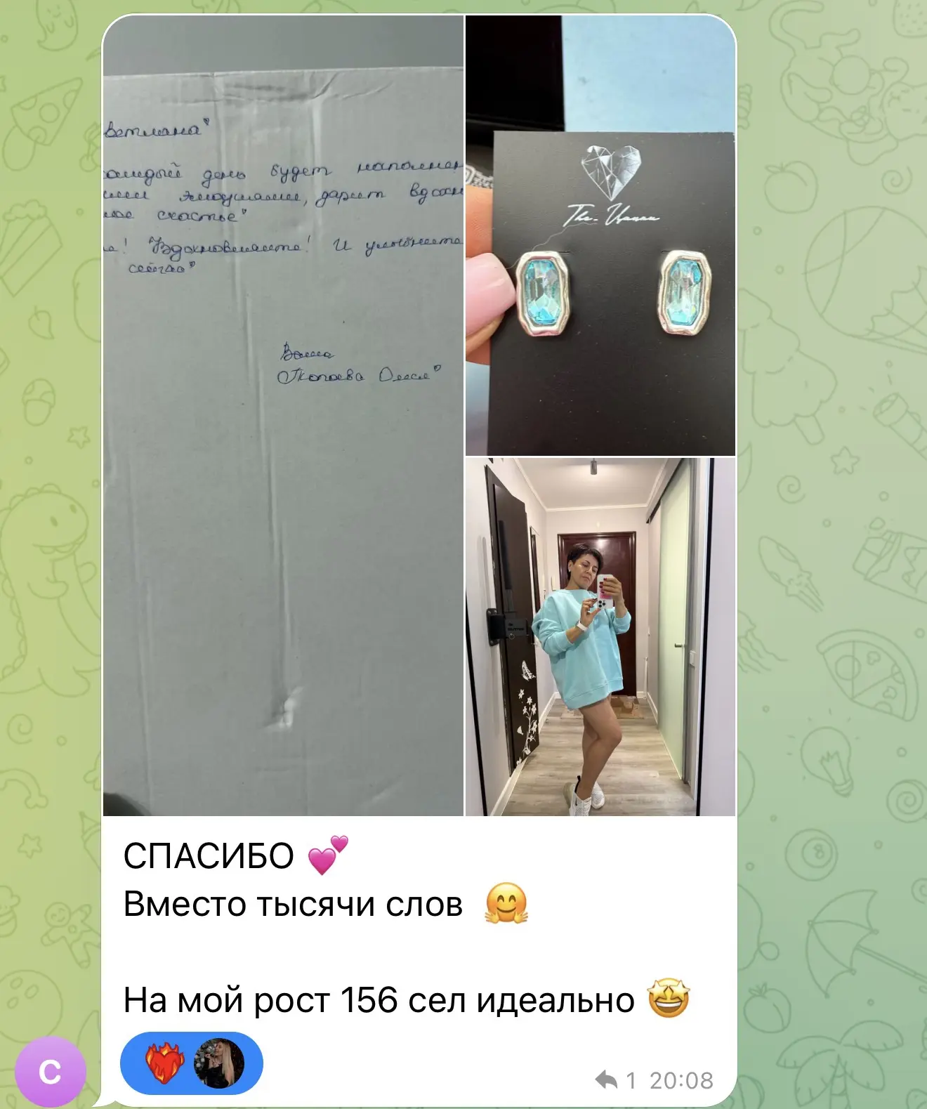Изображение из сообщения канала