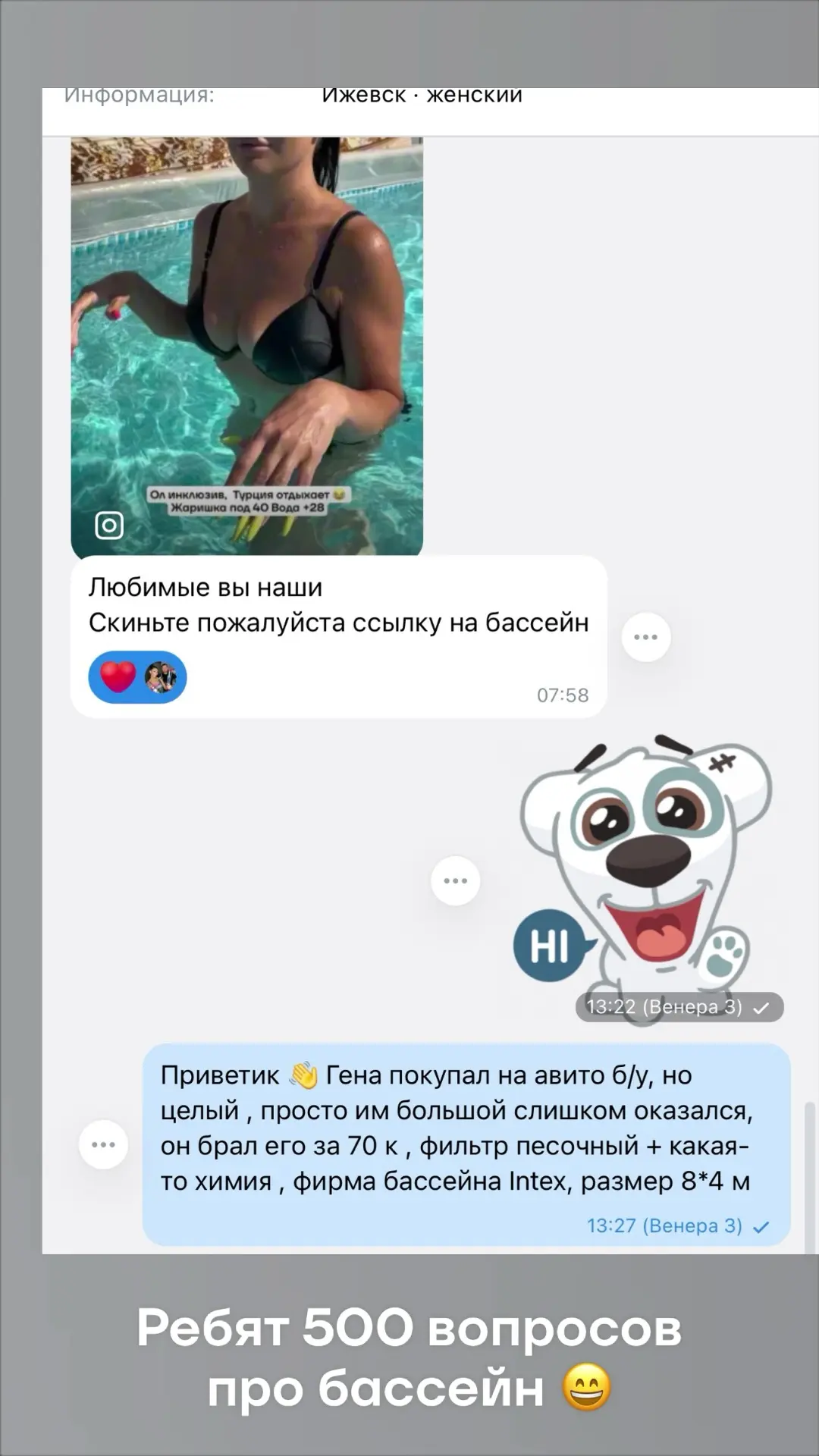Изображение из сообщения канала