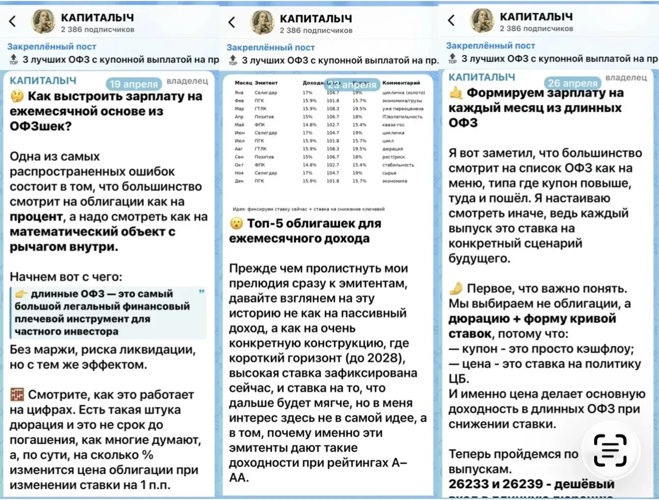 Изображение из сообщения канала