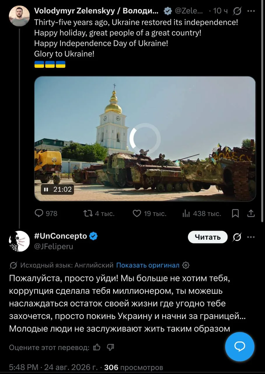 Изображение из сообщения канала