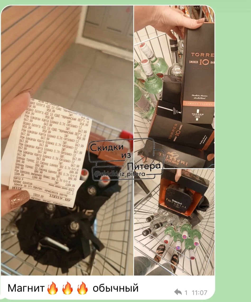 Изображение из сообщения канала
