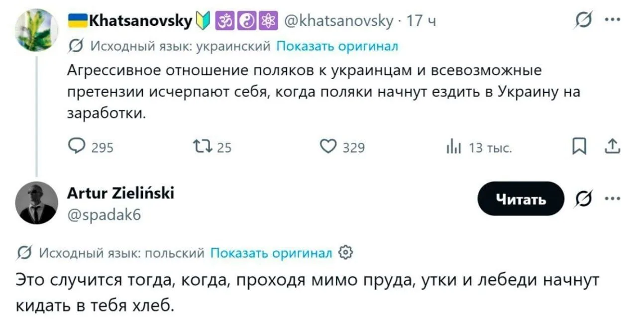 Изображение из сообщения канала
