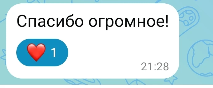 Изображение из сообщения канала