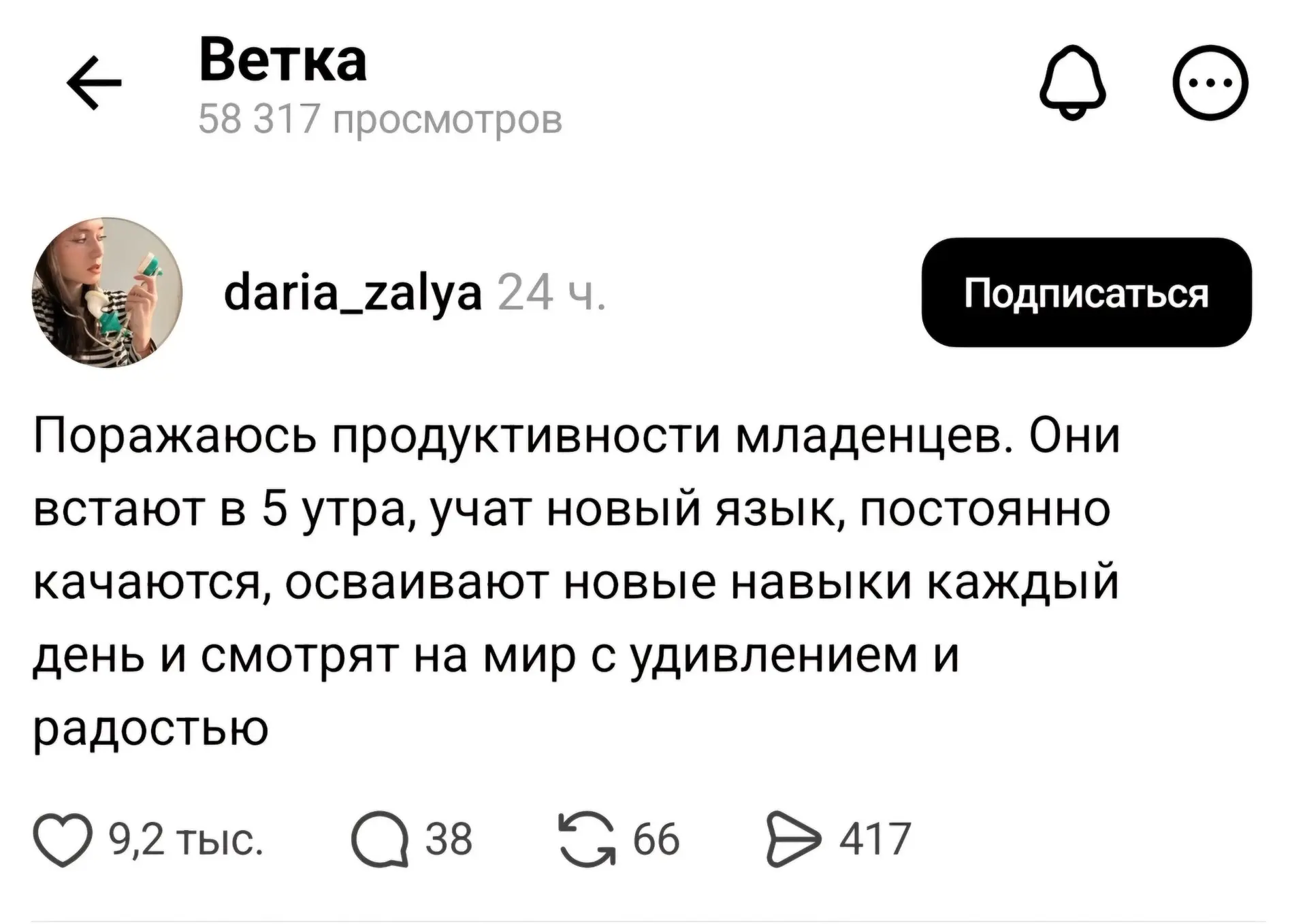 Изображение из сообщения канала
