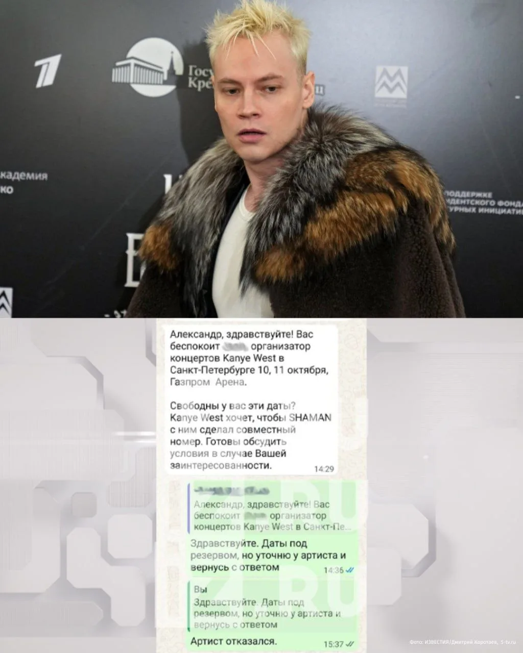 Изображение из сообщения канала