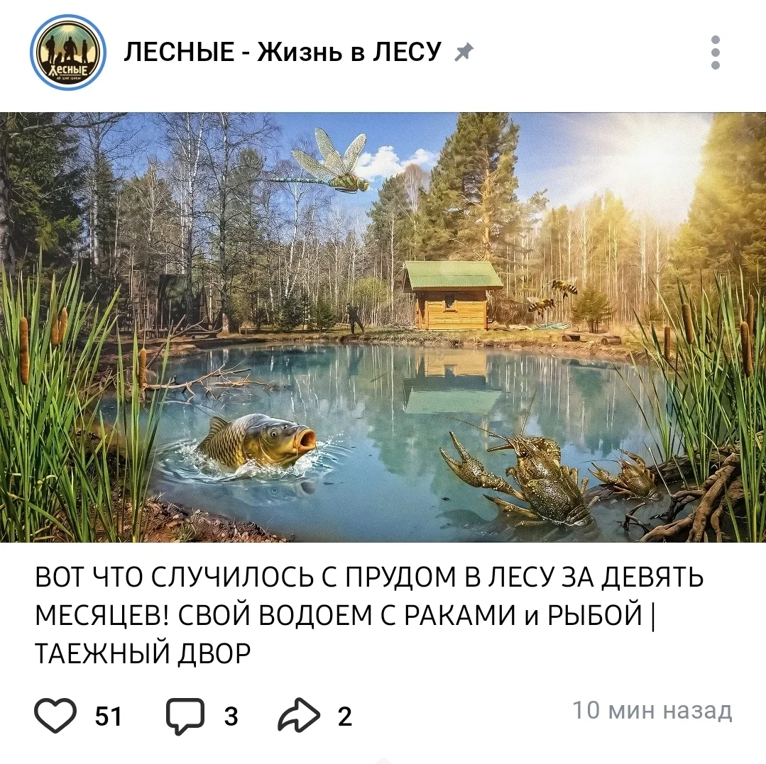 Изображение из сообщения канала