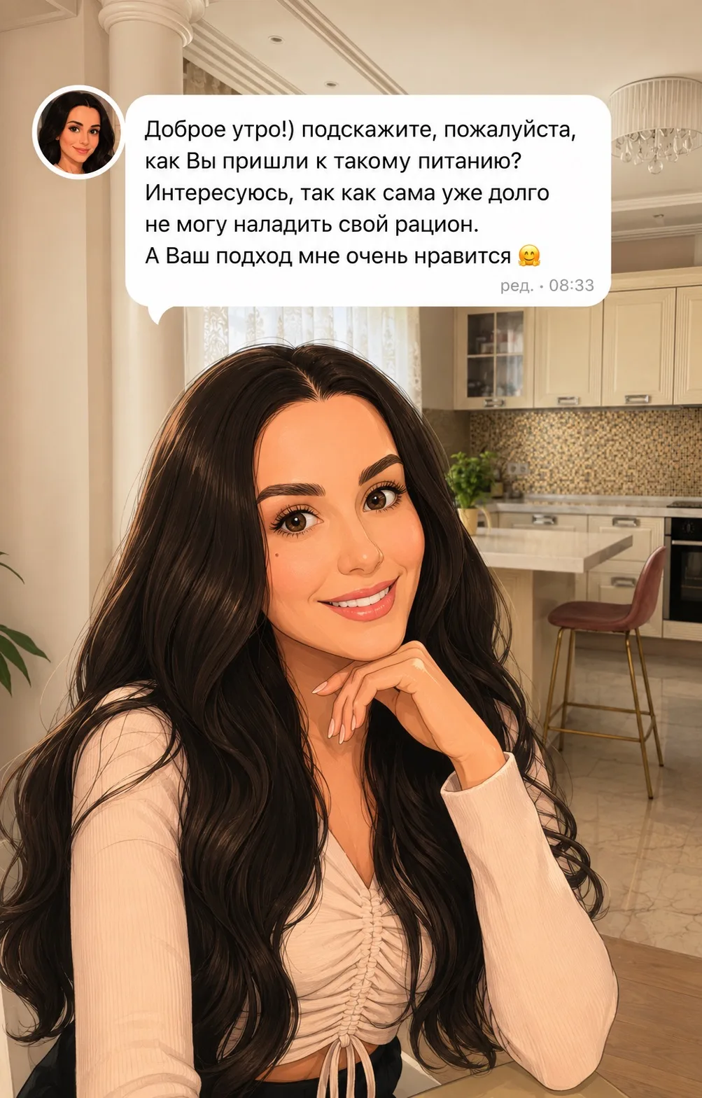 Изображение из сообщения канала