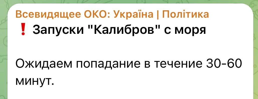 Изображение из сообщения канала