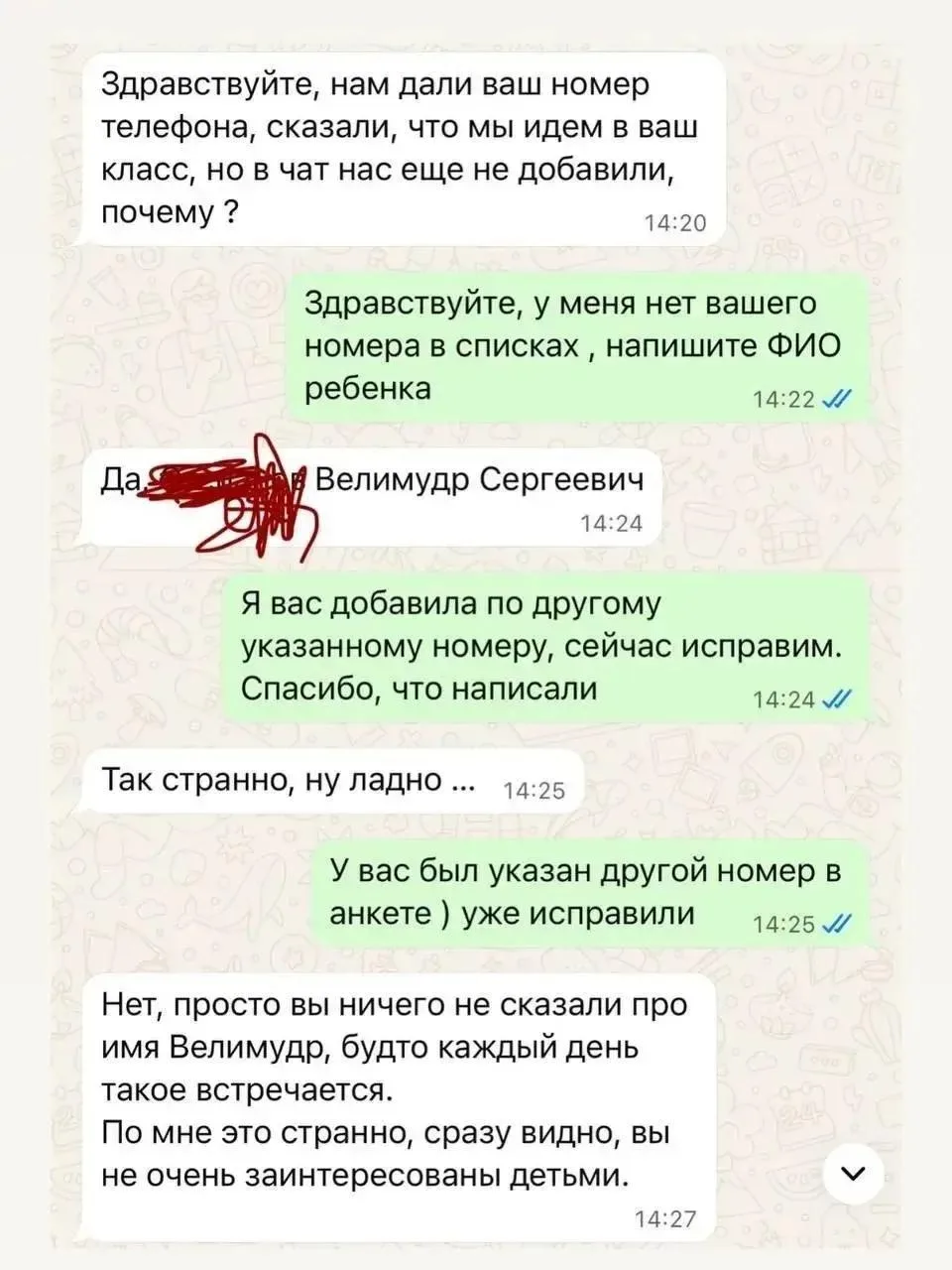 Изображение из сообщения канала