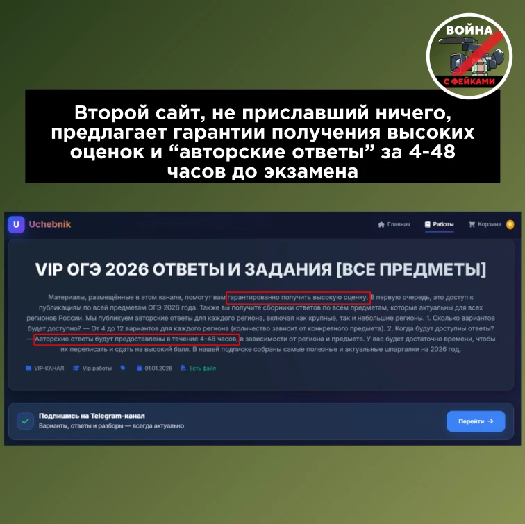 Изображение из сообщения канала
