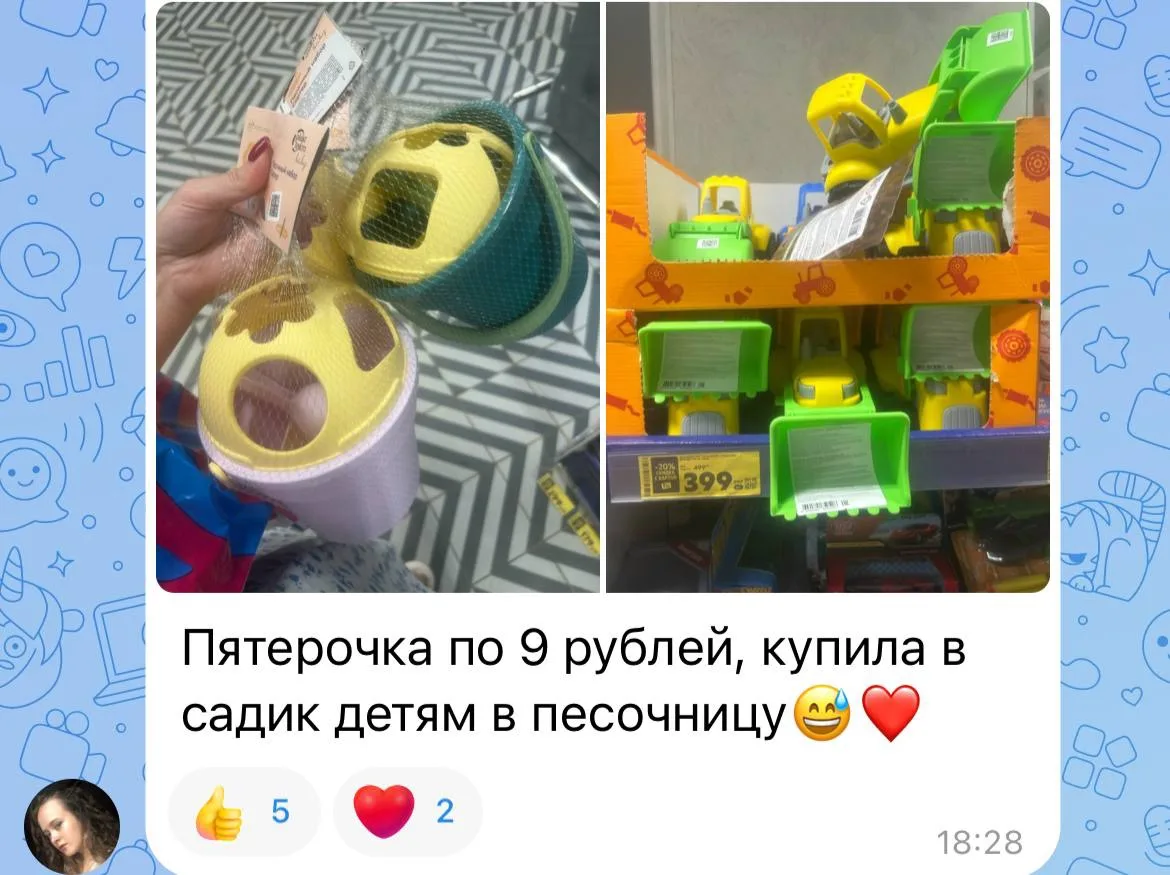 Изображение из сообщения канала