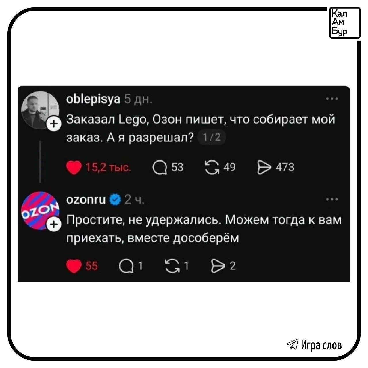 Изображение из сообщения канала
