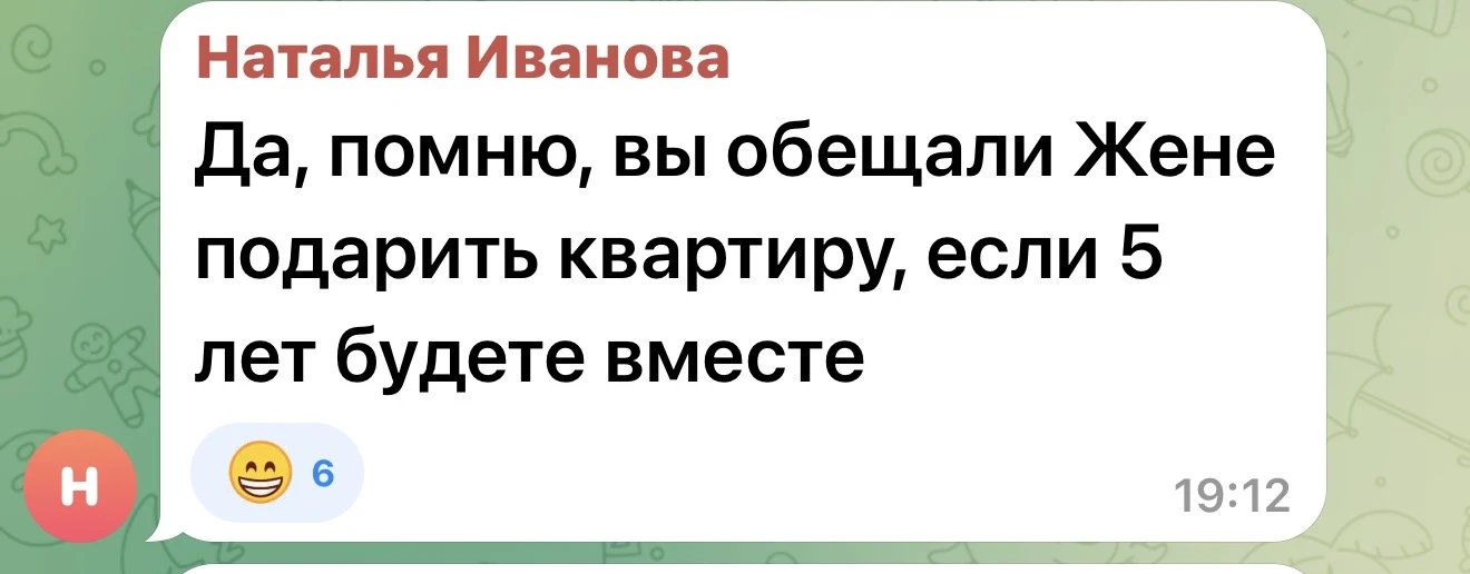 Изображение из сообщения канала