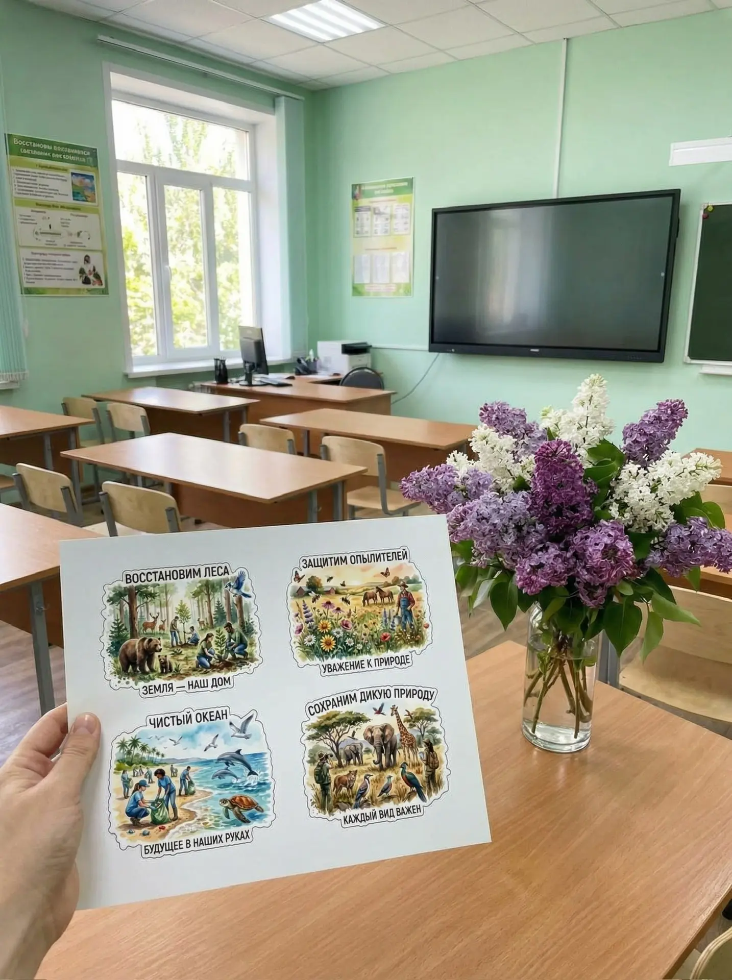 Изображение из сообщения канала