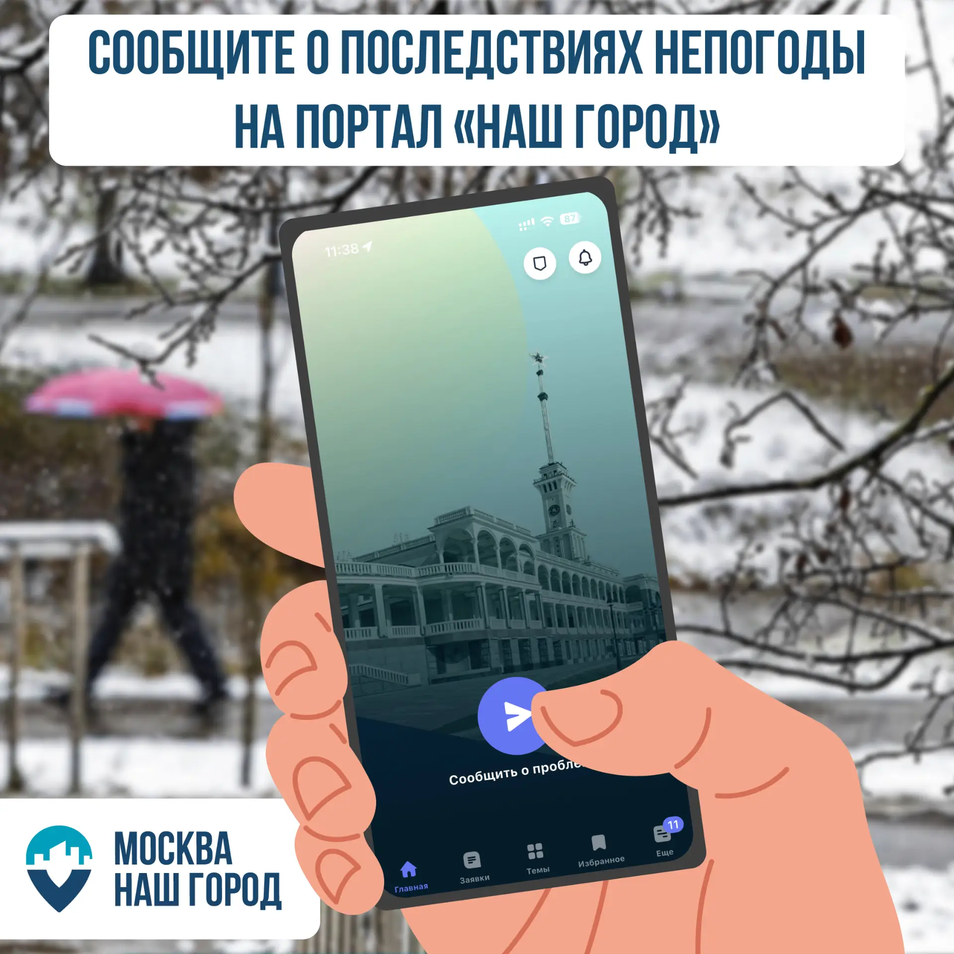 Изображение из сообщения канала