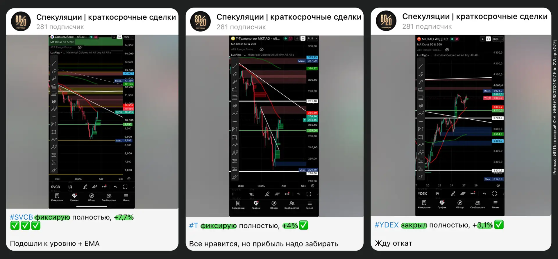 Изображение из сообщения канала