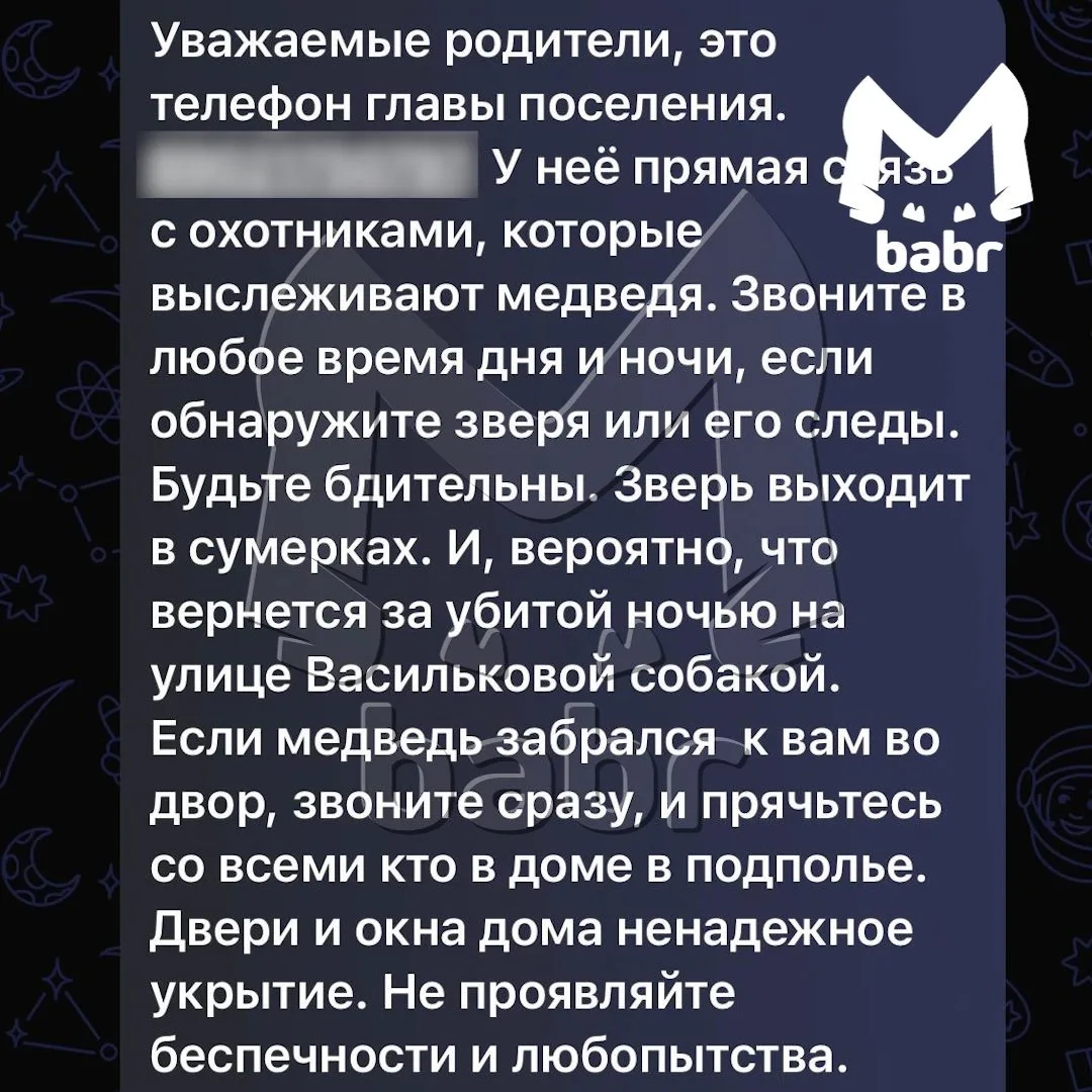 Изображение из сообщения канала