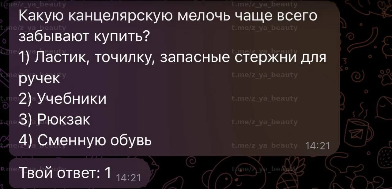 Изображение из сообщения канала