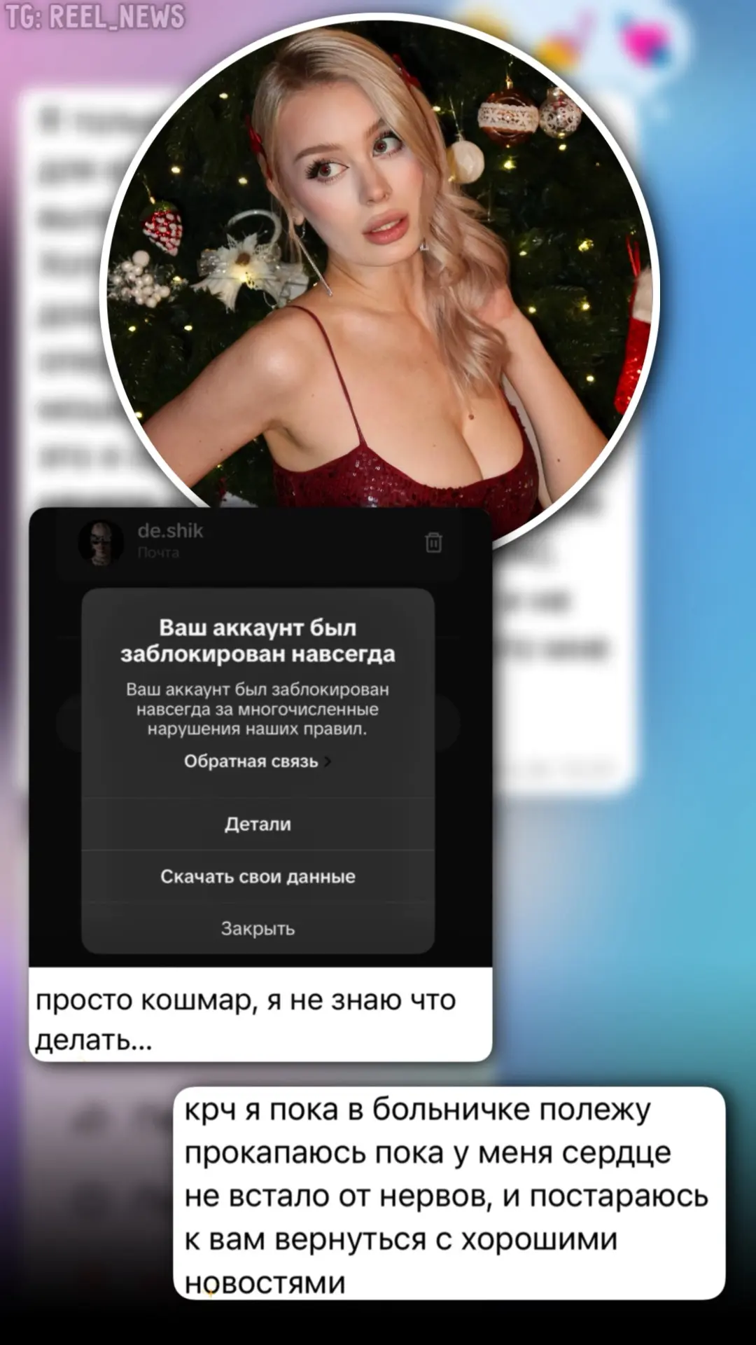 Изображение из сообщения канала
