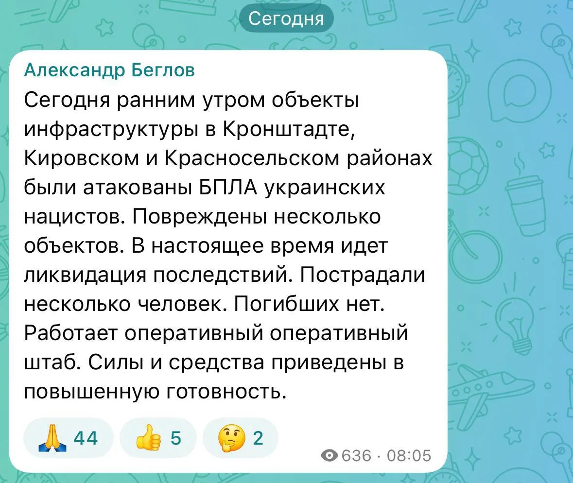 Изображение из сообщения канала