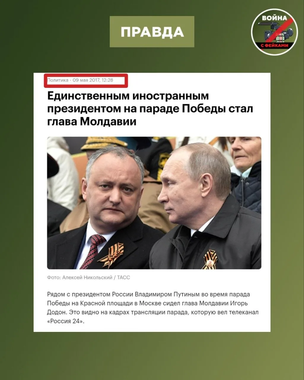 Изображение из сообщения канала