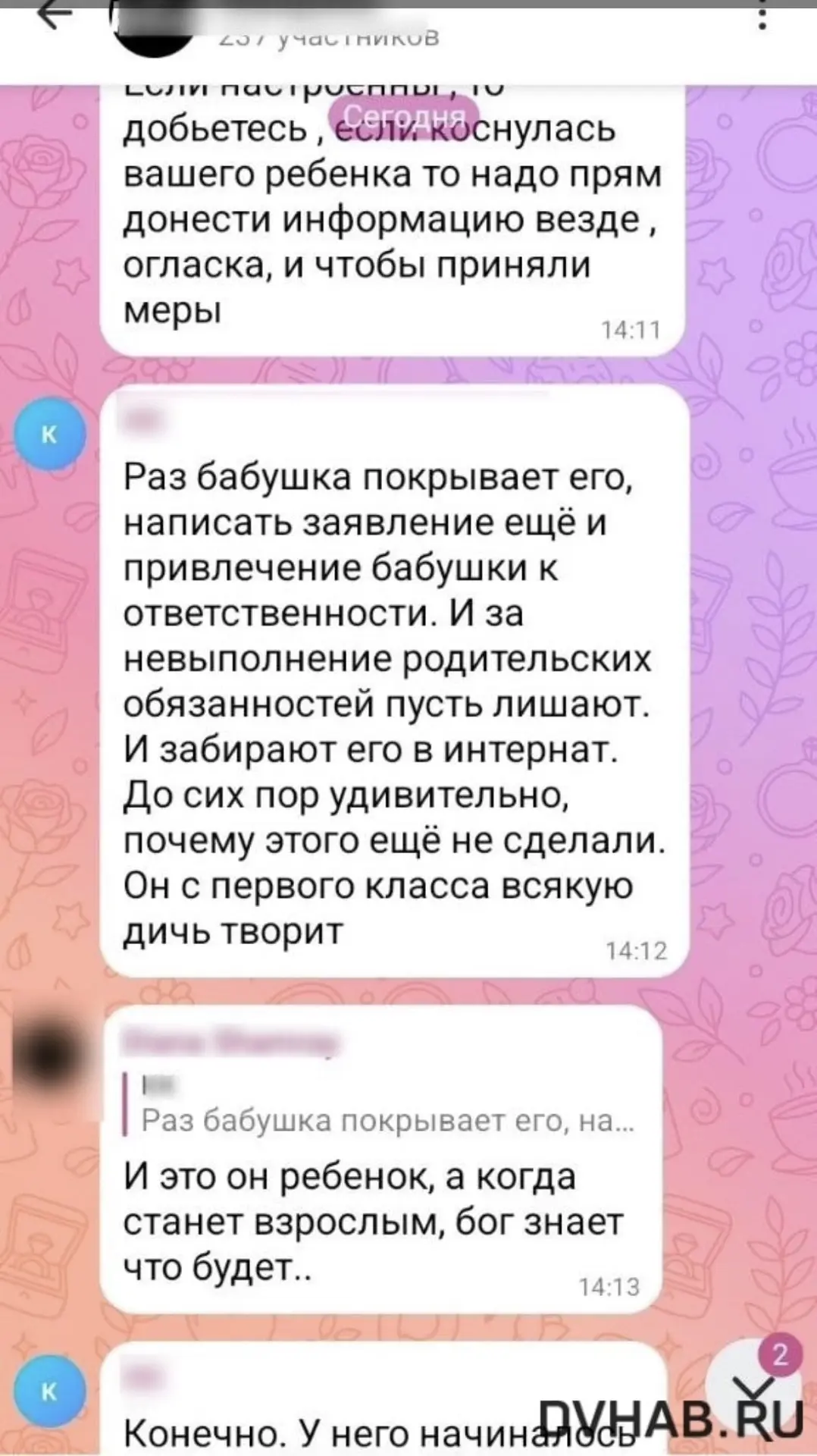 Изображение из сообщения канала