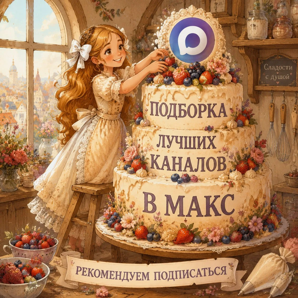 Изображение из сообщения канала