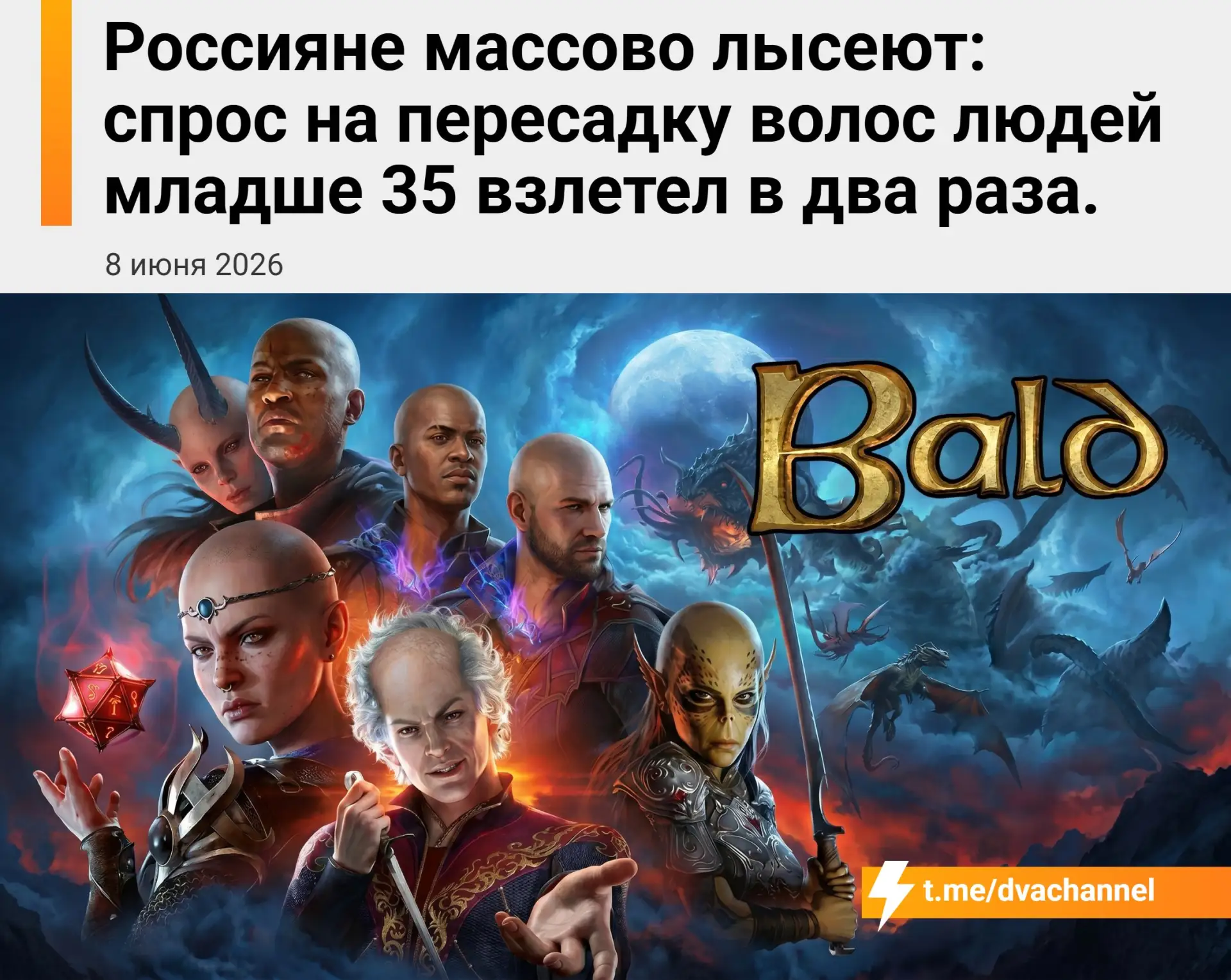 Изображение из сообщения канала
