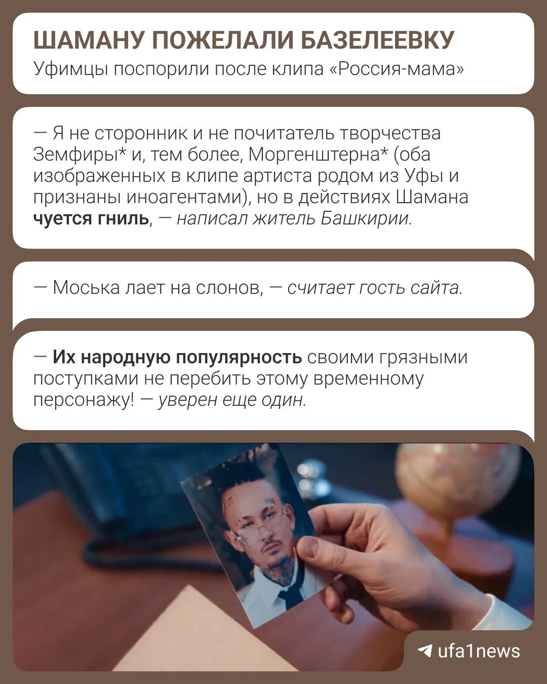 Изображение из сообщения канала