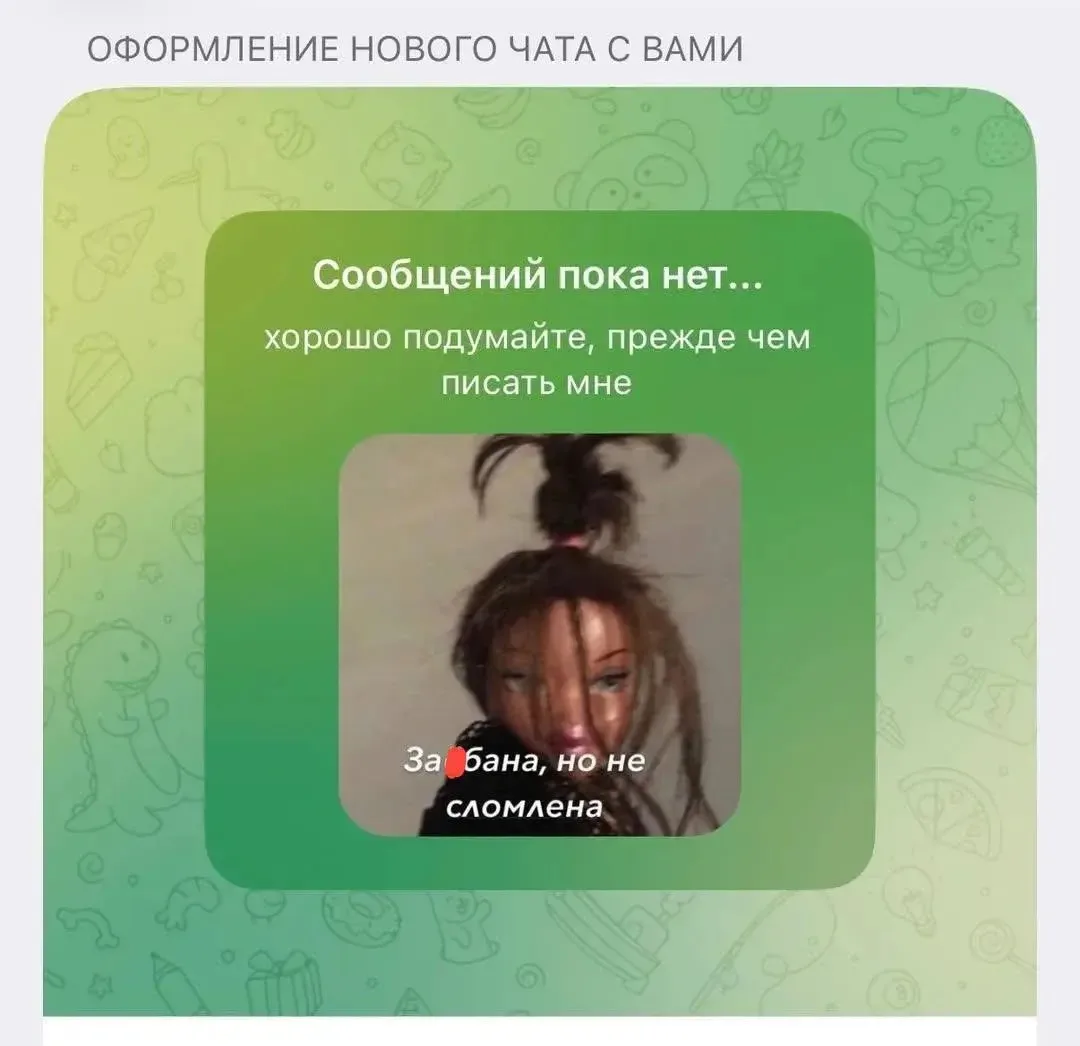 Изображение из сообщения канала