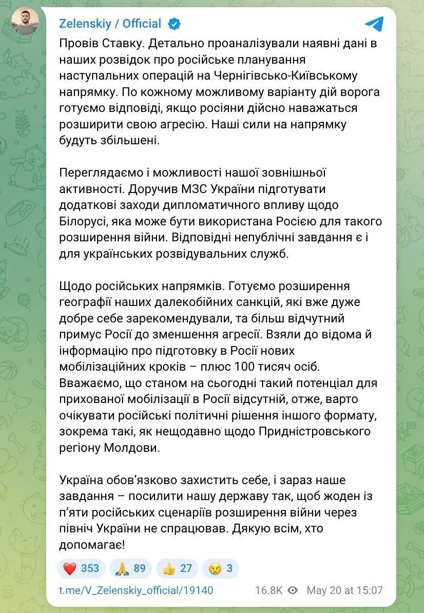 Изображение из сообщения канала