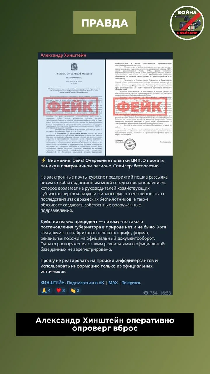 Изображение из сообщения канала