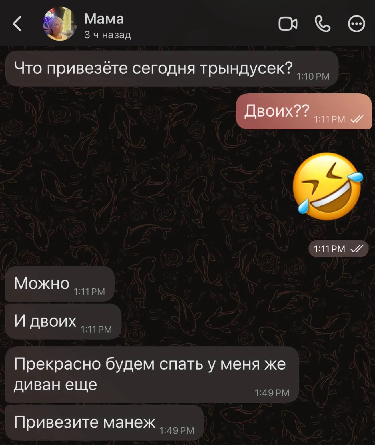 Изображение из сообщения канала