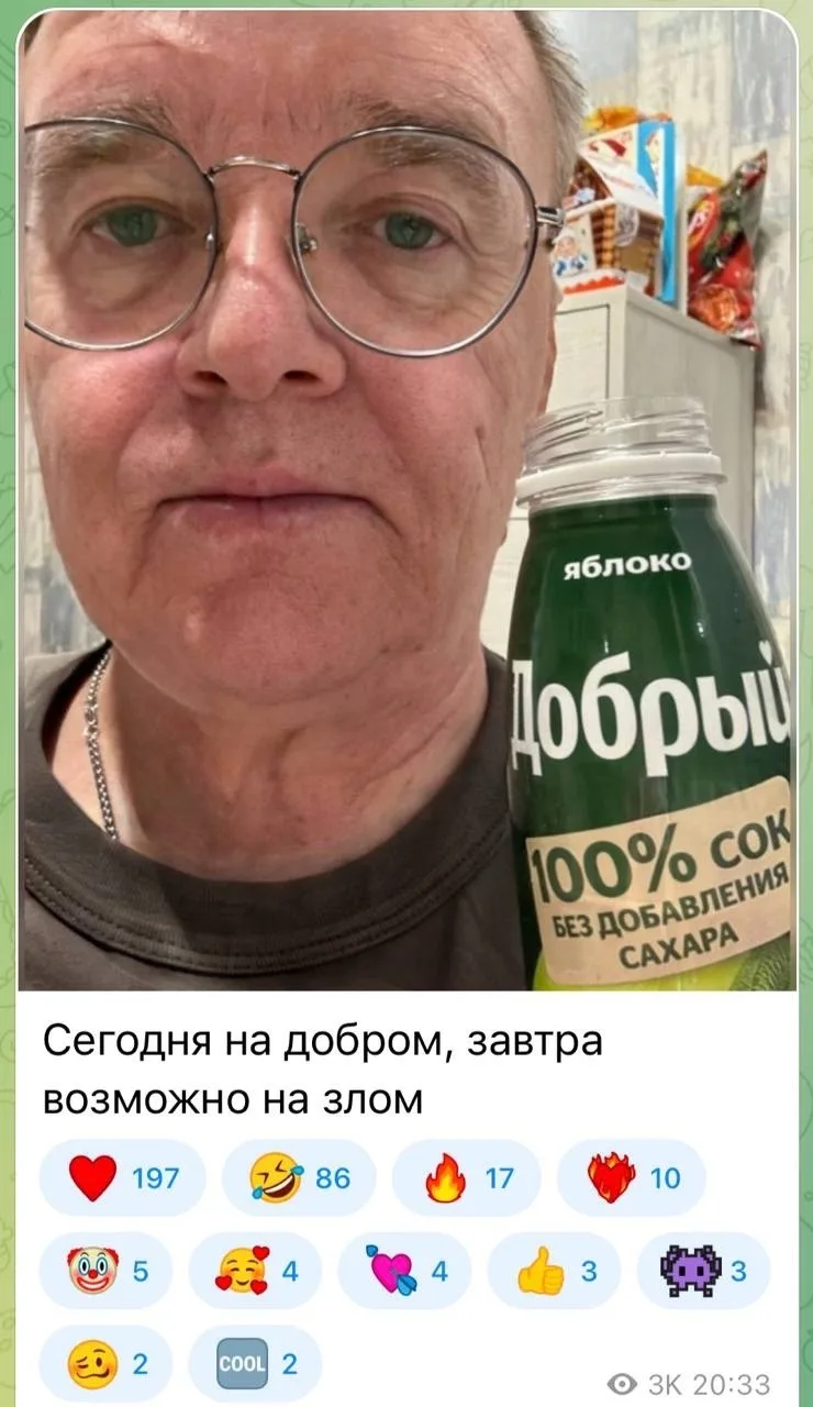 Изображение из сообщения канала