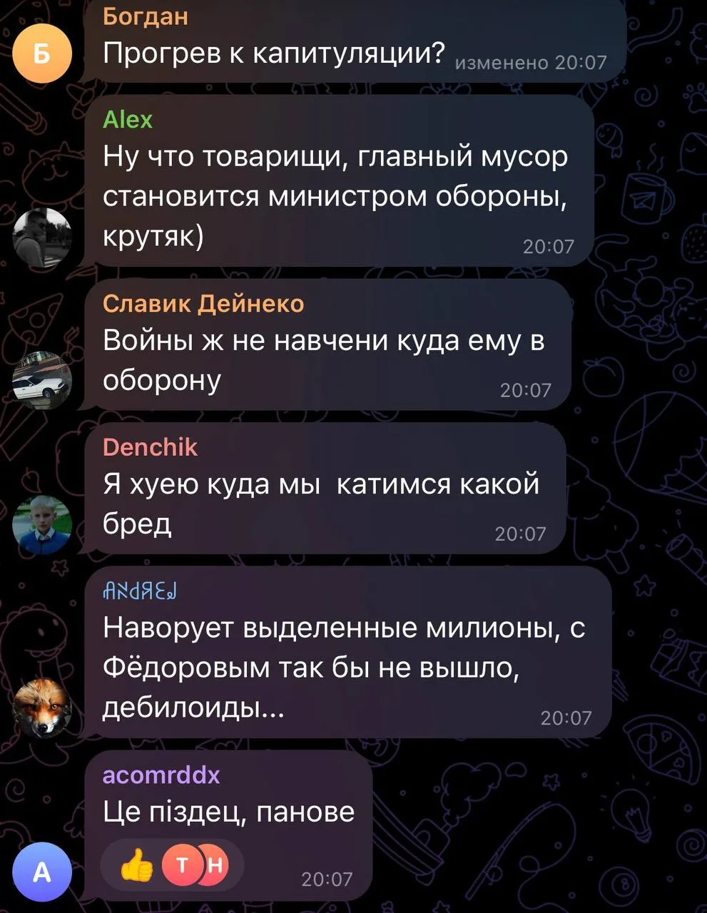 Изображение из сообщения канала