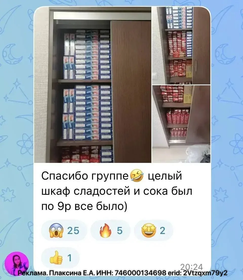Изображение из сообщения канала