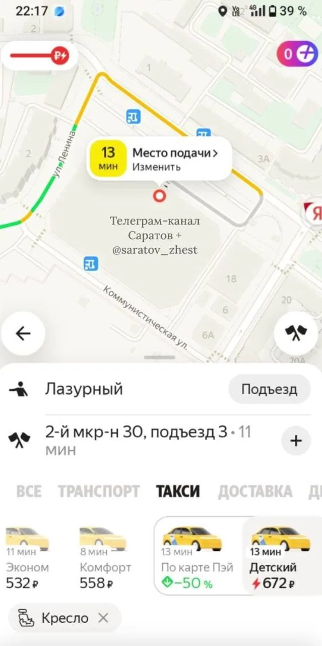 Изображение из сообщения канала