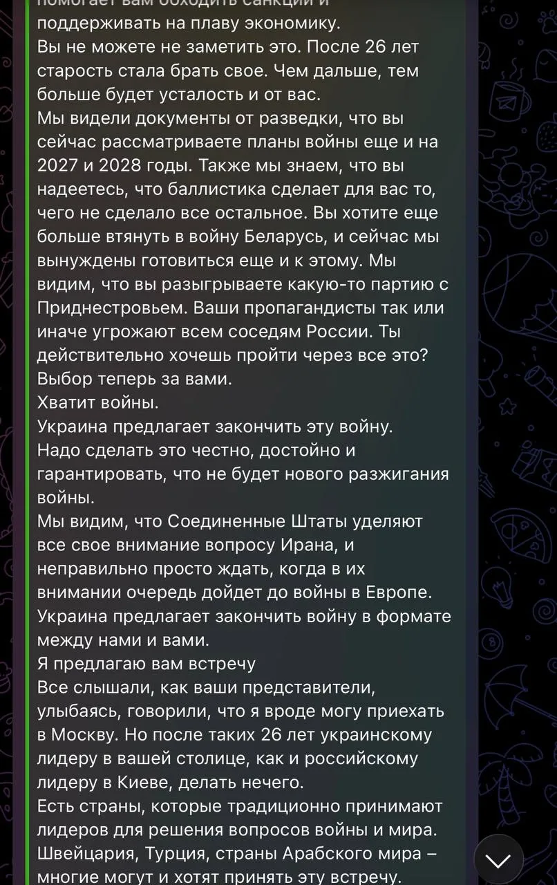 Изображение из сообщения канала