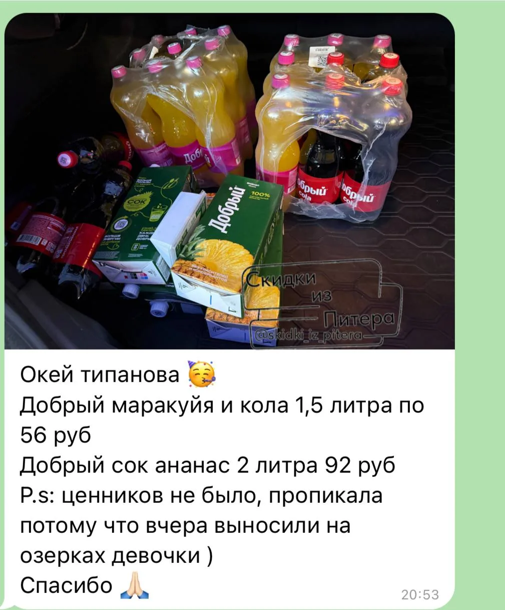 Изображение из сообщения канала