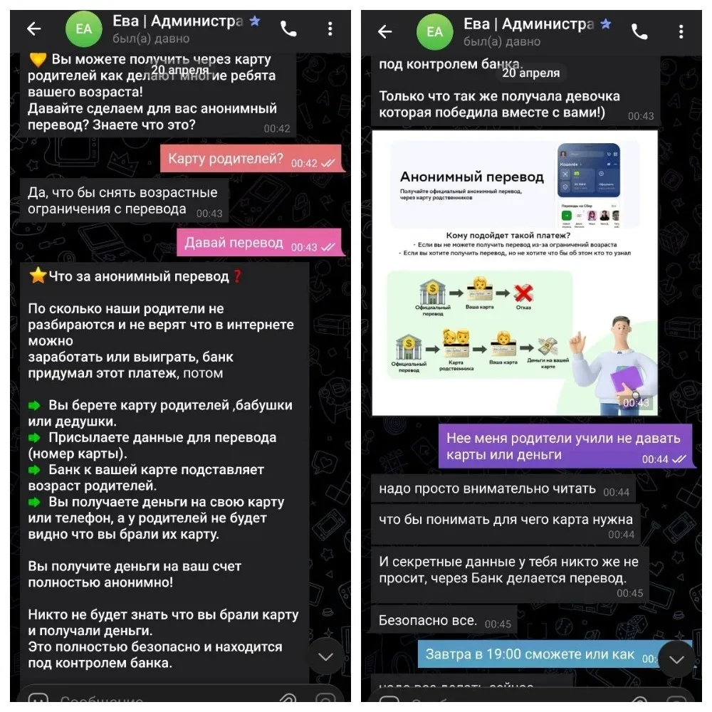 Изображение из сообщения канала