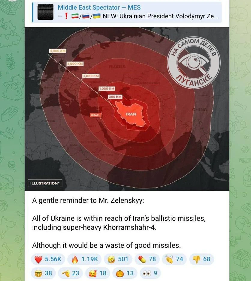 Изображение из сообщения канала