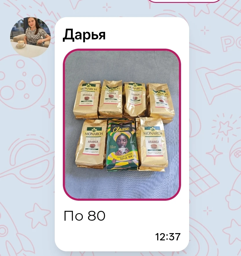 Изображение из сообщения канала