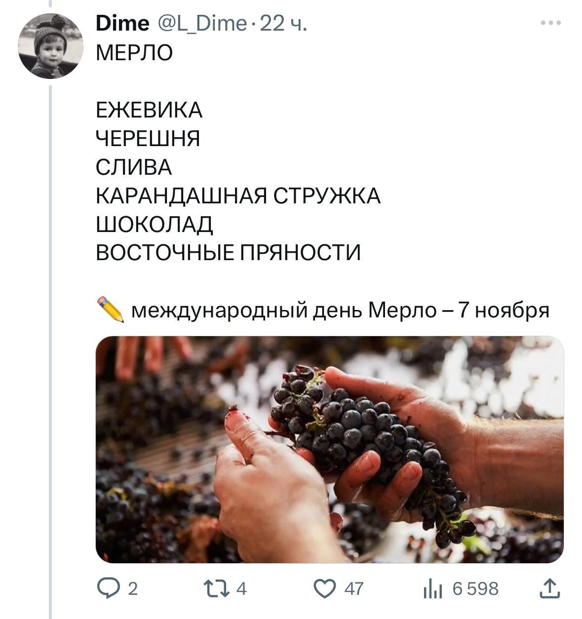 Изображение из сообщения канала