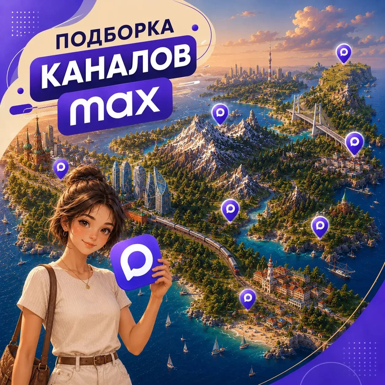 Изображение из сообщения канала