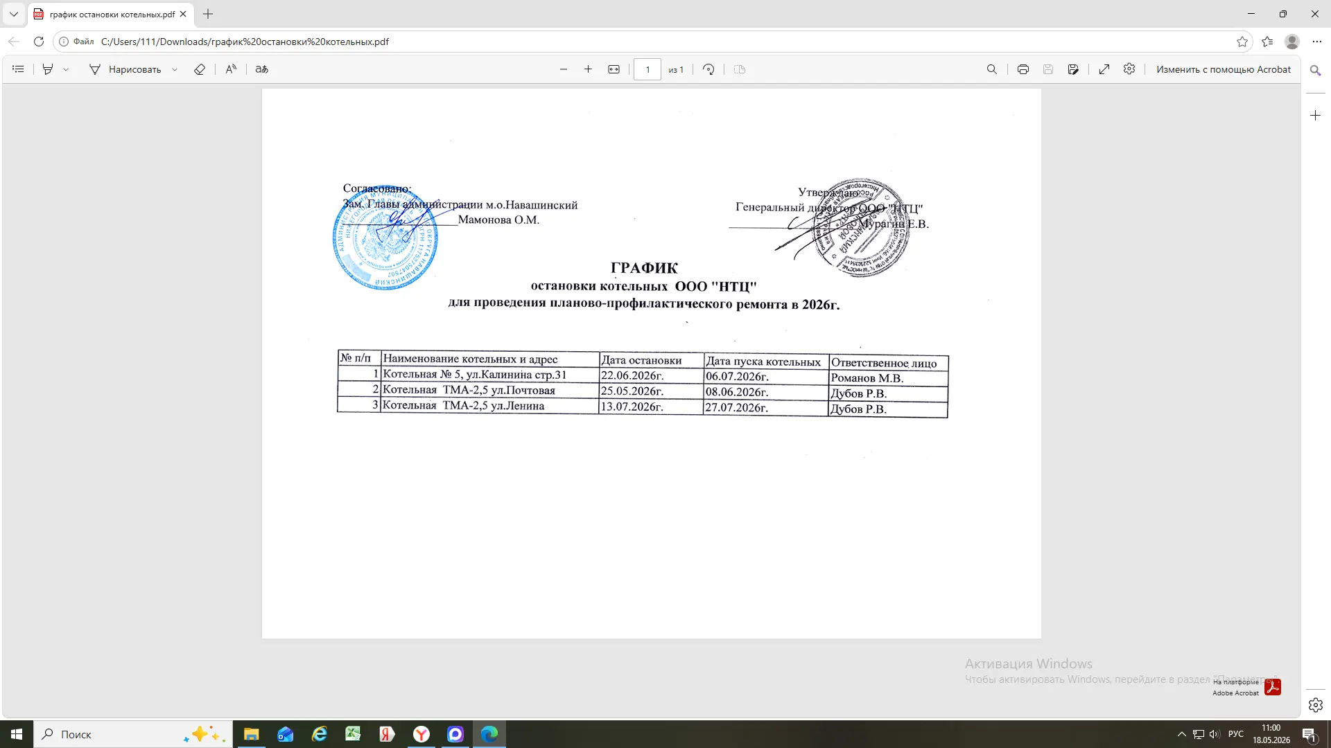 Медиа публикации