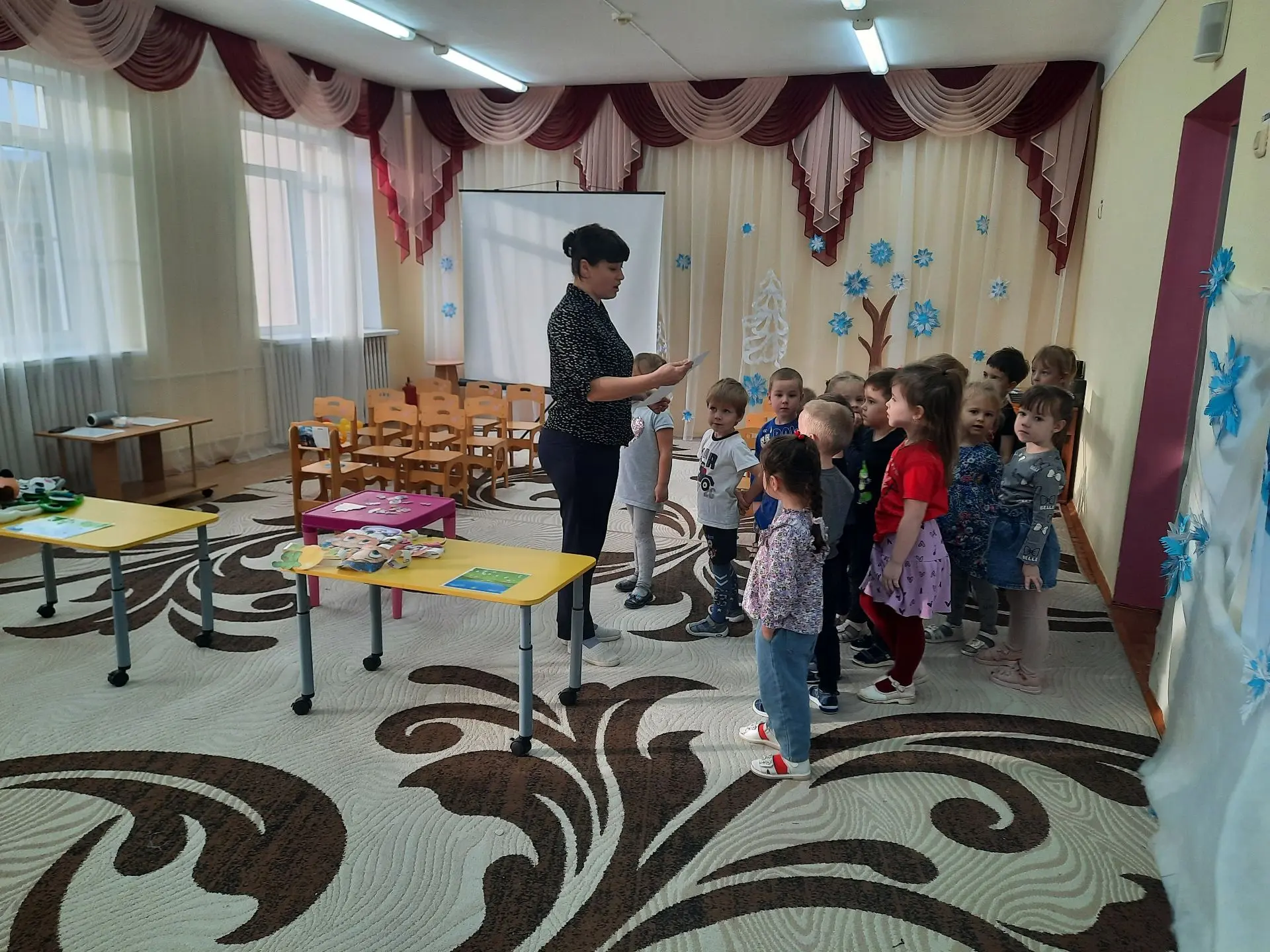 В средней группе детского сада прошло увлекательное и познавательное развлечение под на...
