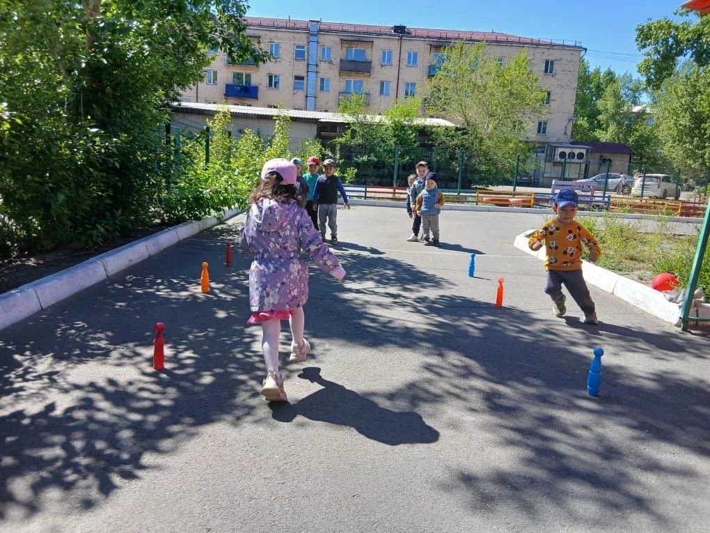 🥎🏀Физкультурное развлечение у детей среднего дошкольного возраста
