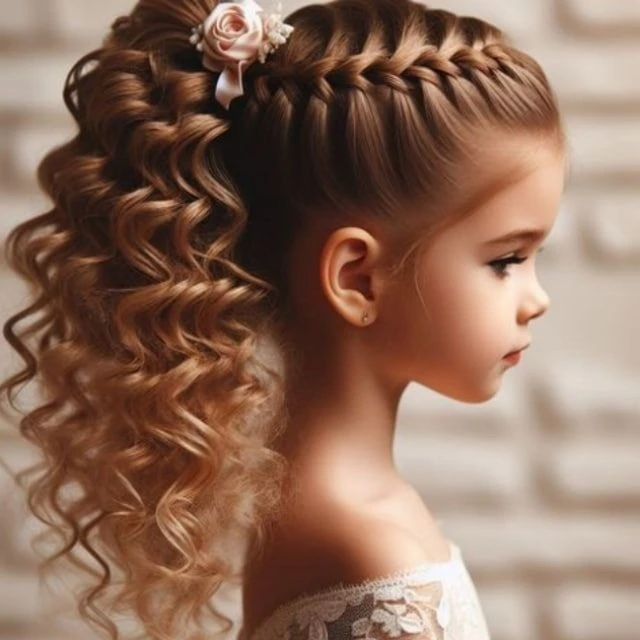 Прически и косички для девочек. Дети